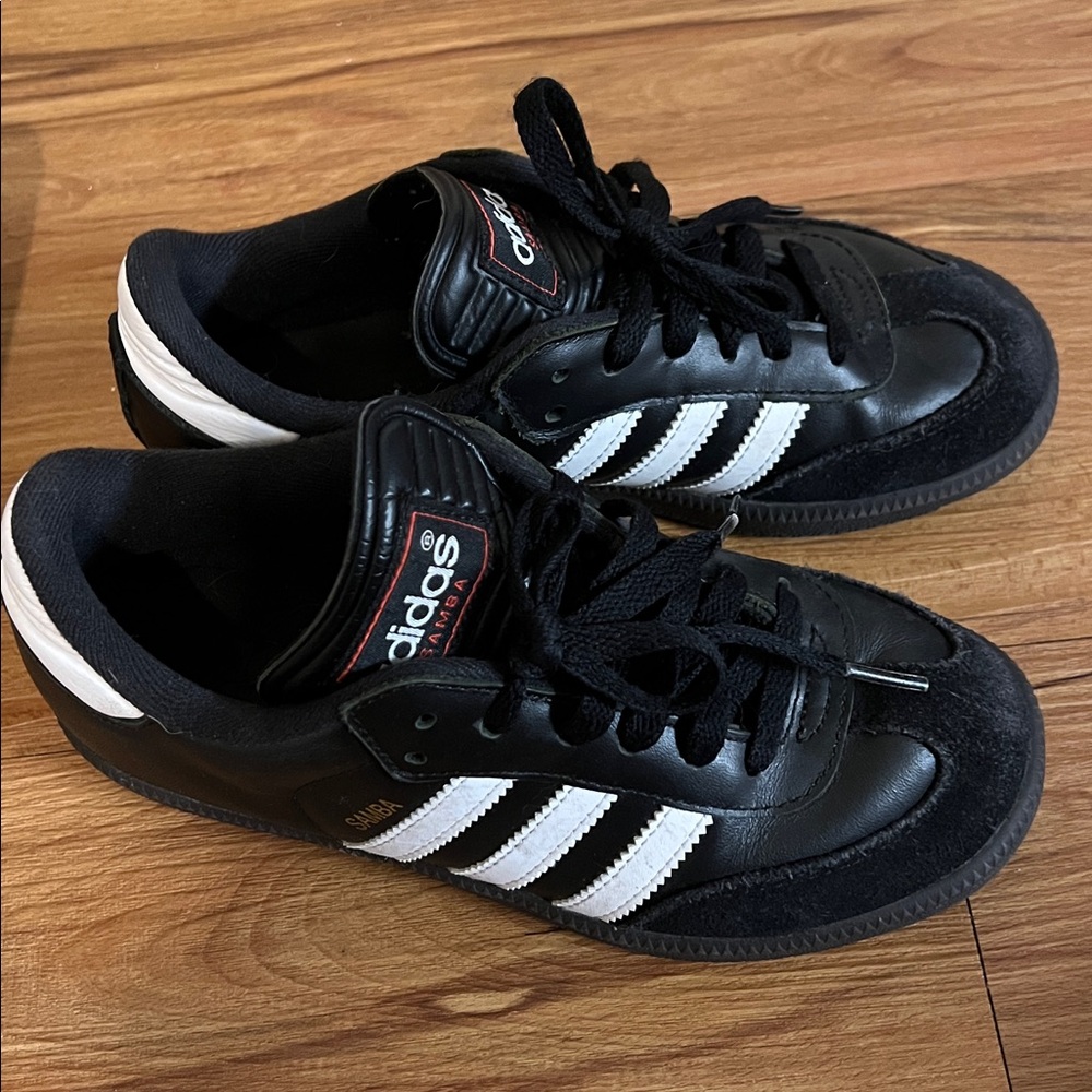 Adidas Samba Classic Black Leather Shoes